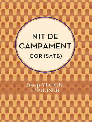 cover image of Nit de campament  (SATB)